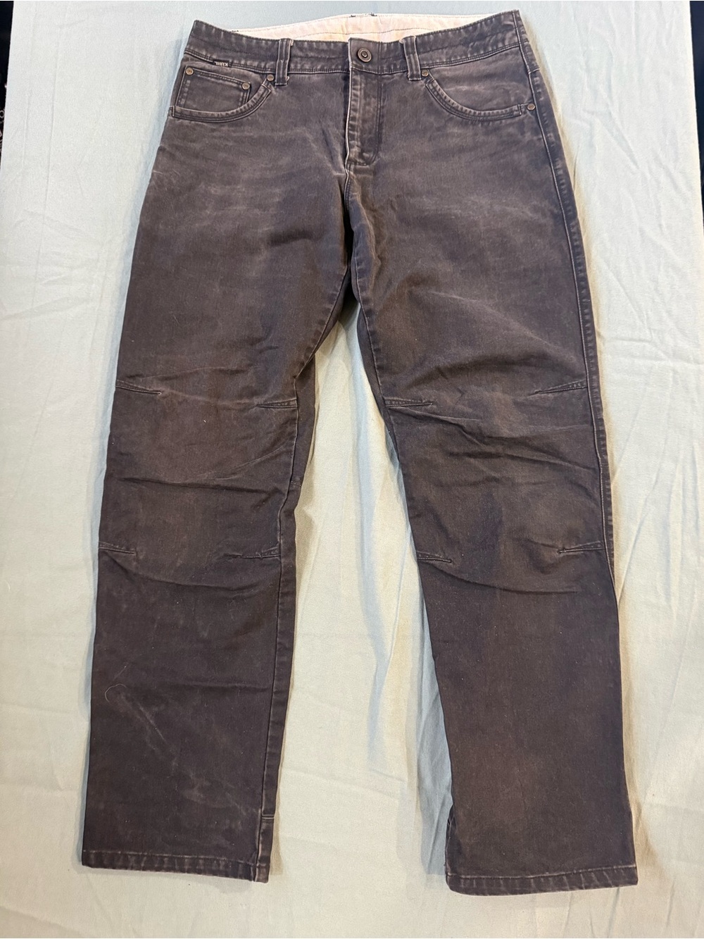 Men's Kuhl Ryder Pants Vintage Patina Dye Dark Brown 34 x 30